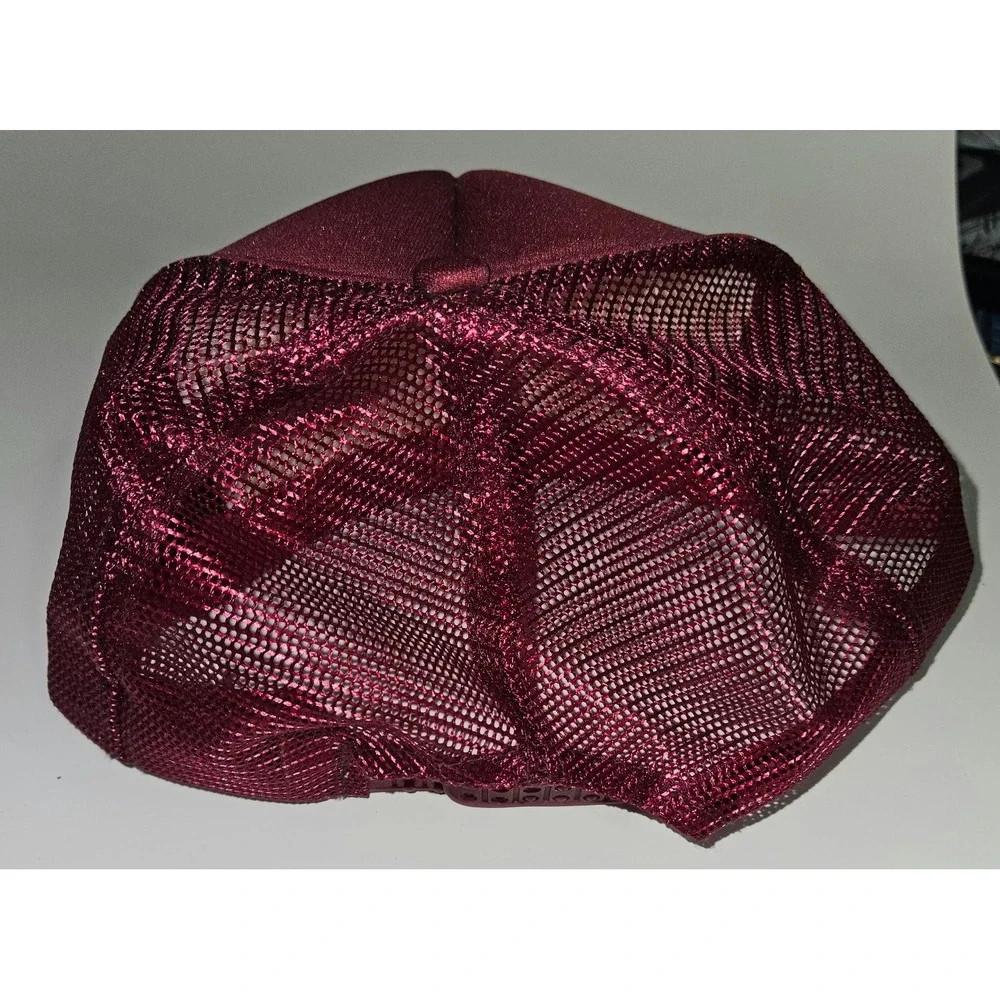 Vintage Towne Children Grandchildren Trucker Hat Cap Maroon Snapback Capital Cap